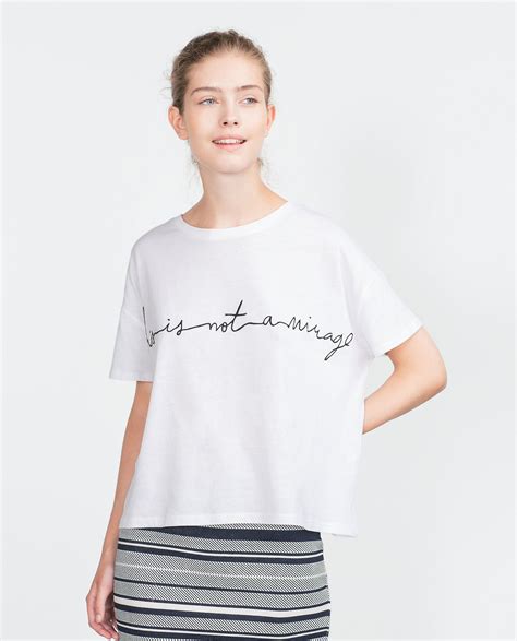 zara tee shirts|Women's Shirts .